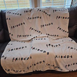 FRIENDS TV Show - Plush Throw - Excellent Condition - Pet / Smoke Free Home